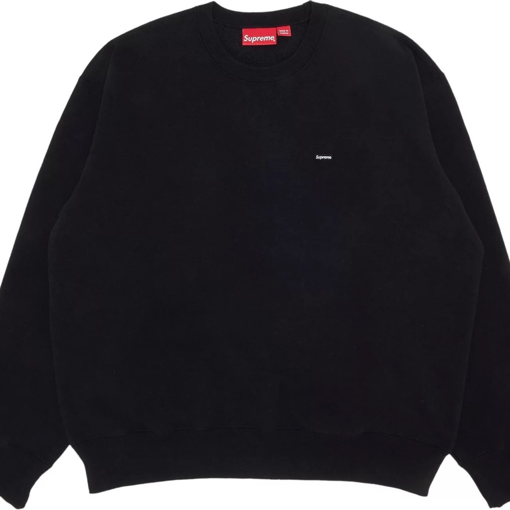 2023 Supreme Small Box Crewneck Black- Brand New